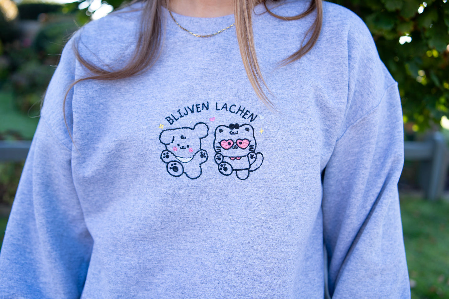 Blijven lachen. (Hoodie)